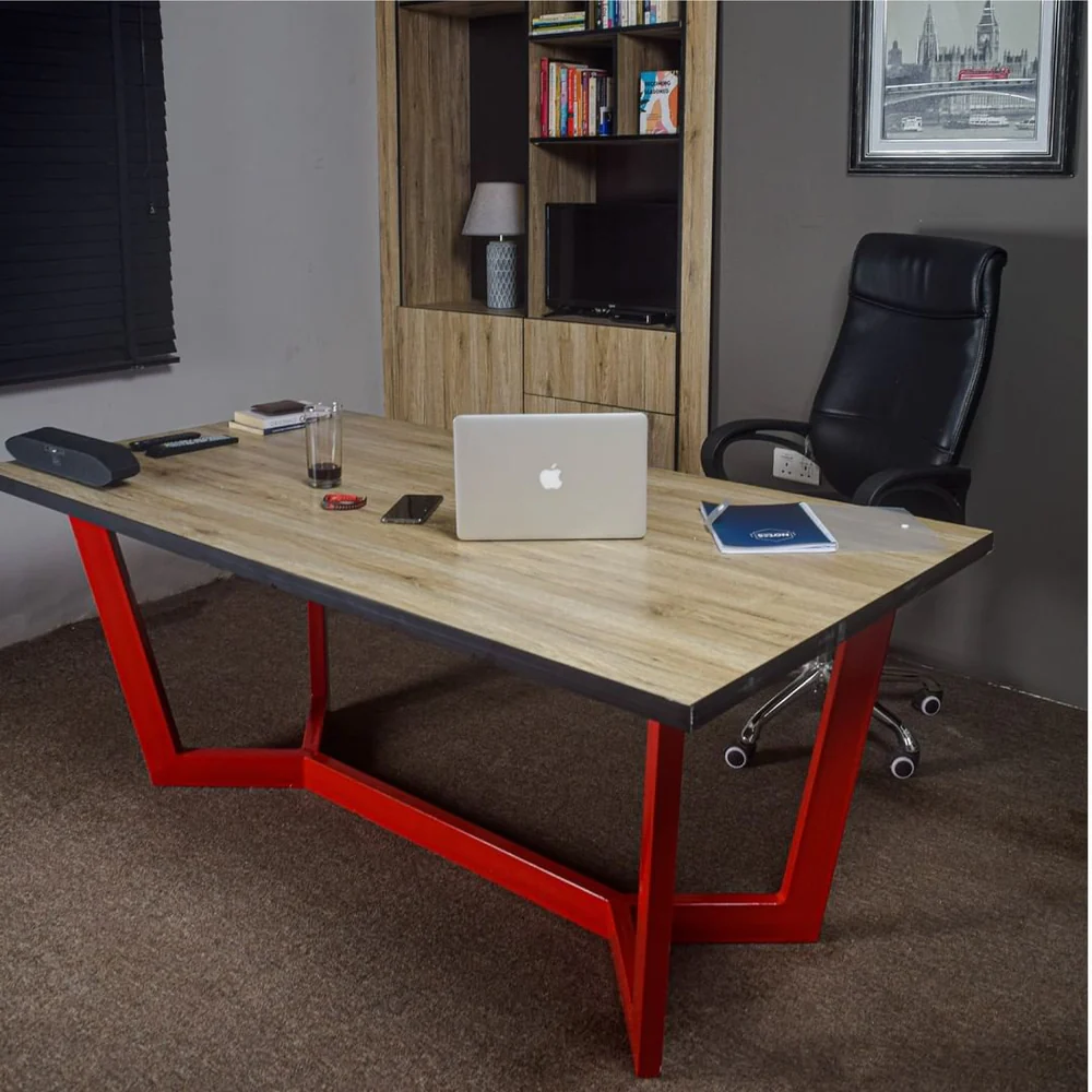 Eclectic Workstation Office Desk - Image 4