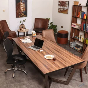 Eclectic 4 Man Workstation Office Desk