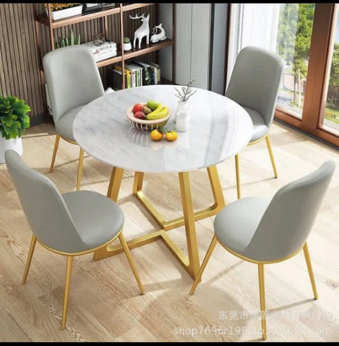 4 Seater Nordic Lounge dining table set