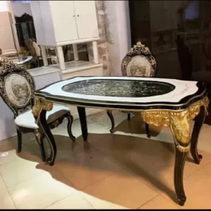 Round tempered glass table