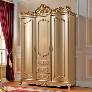 Royal Gold & White  Wardrobe