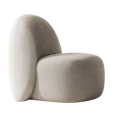Boucle accent chair